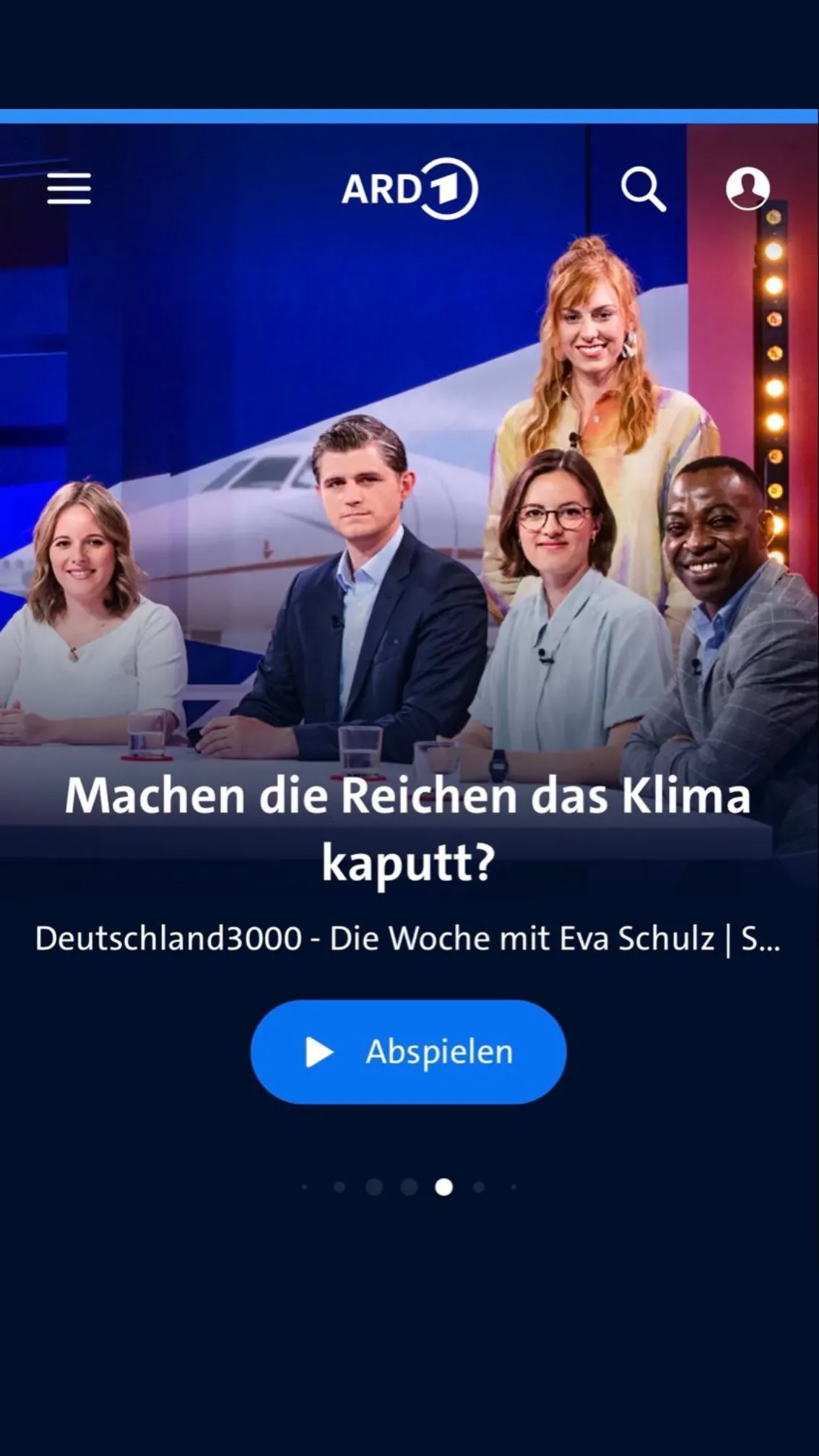 Julien Backhaus bei Deutschland3000 in der ARD